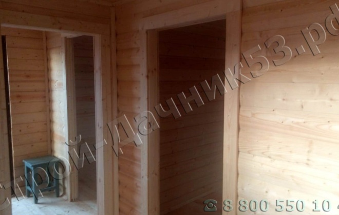 4 Брусовой дом 6×5.5, 33 м², Ленинградская область, Тосненский район, Город Никольское (2)